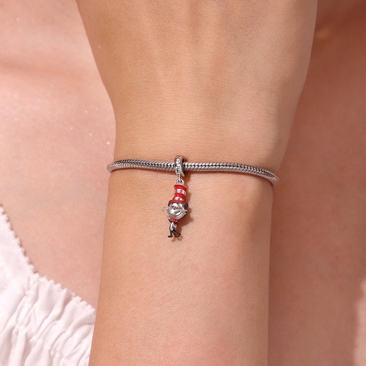 Gnoce The Cat in the Hat Popcat Pendant Dangle Charm_6