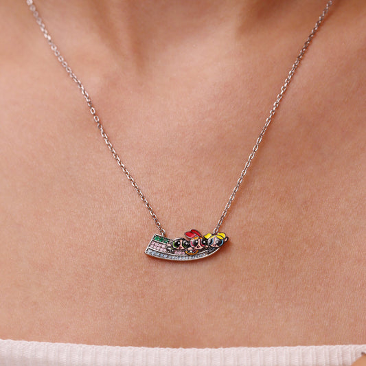 Gnoce The Powerpuff Girls Necklace_5