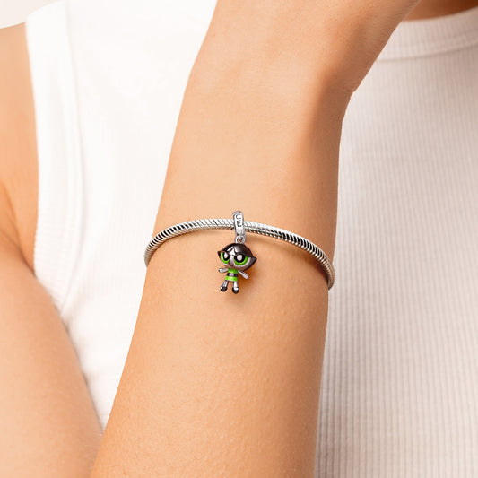 Gnoce The Powerpuff Girls Buttercup Pendant Dangle Charm_6