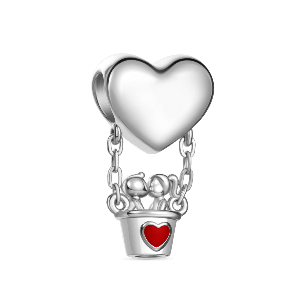Gnoce Valentine's Day Heart Hot Air Balloon Charm_5