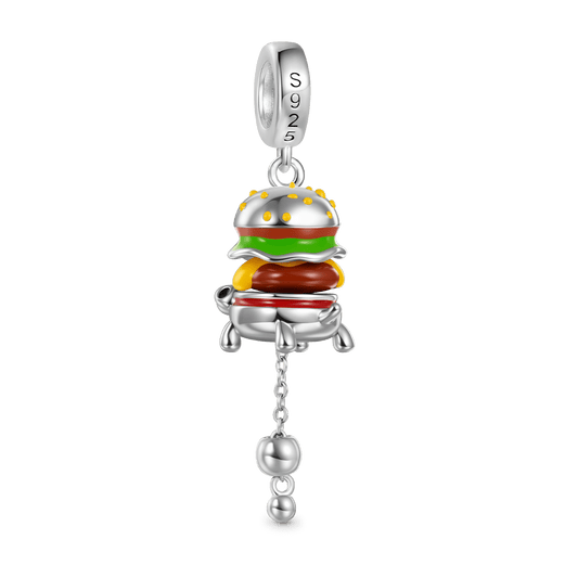 Gnoce Hamburger Turtle Pendant Dangle Charm_5