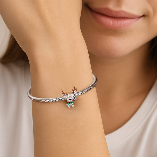 Gnoce Cute Christmas Elk Charm_2