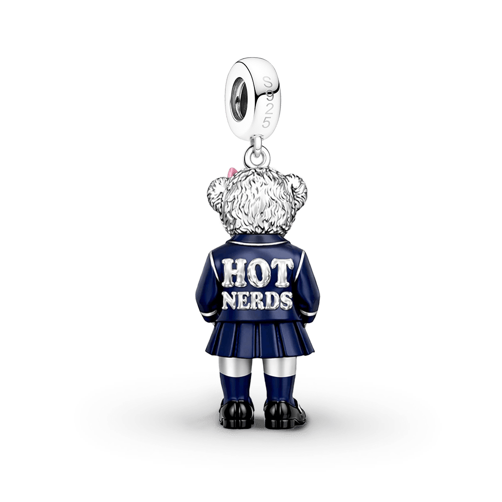 Gnoce School Uniform Bear Pendant Dangle Charm_6