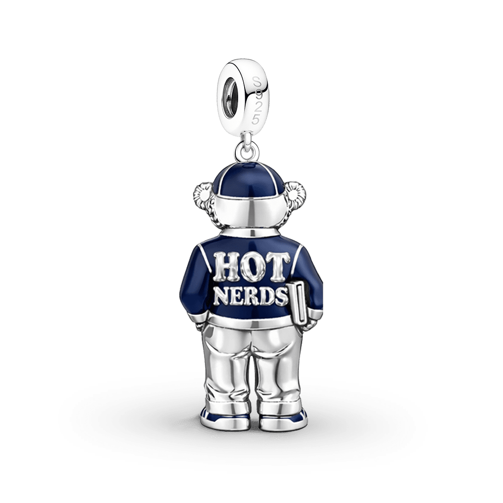 Gnoce School Uniform Boy Bear Pendant Dangle Charm_6