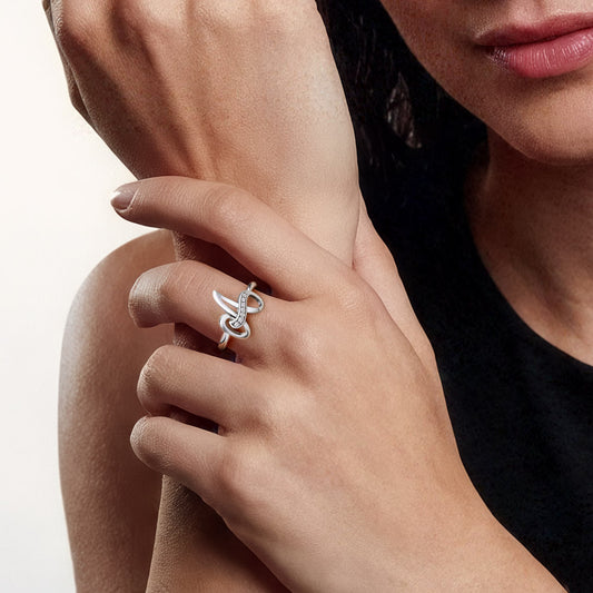 Gnoce Custom Letter Ring & 12 Birthstone Silver Jewelry_2