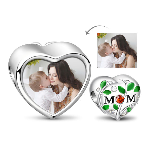 Gnoce "Colorful Stones Family Tree" 925 Sterling Silver Bead Charm_1