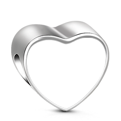Gnoce "Always in My Heart "Adorable Heart Shape Engravable Personalized Photo Charm to Friends, Families and Pets_4