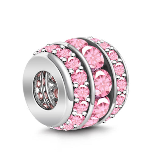 Gnoce "Tourmaline October" Birthstone Zodiac 925 Sterling Silver Best Birthday Gift for Her Bead Charm Fit for Pandora Bracelet_2