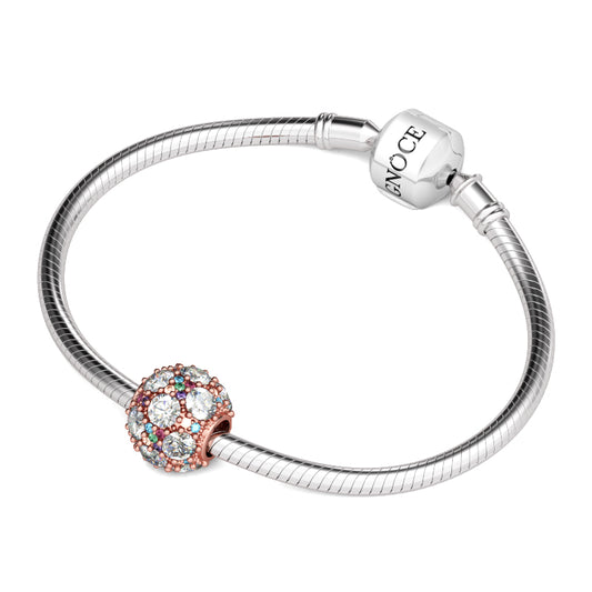 Gnoce Colorful Stones Charm Platinum-plated Silver Blend_3