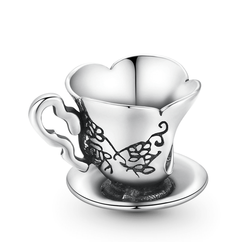 Teacup Charm Bead Sterling Silver_1