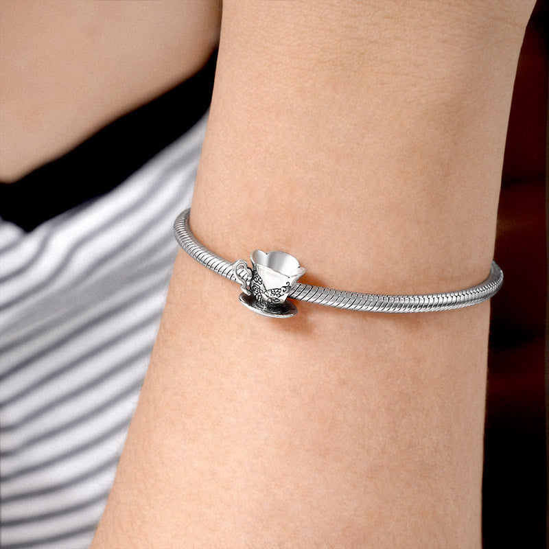 Teacup Charm Bead Sterling Silver_4