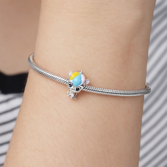 Lovely Unicorn Charm Bead Sterling Silver_3