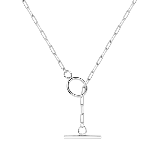 OT Buckle Chain Necklace Sterling Silver_1
