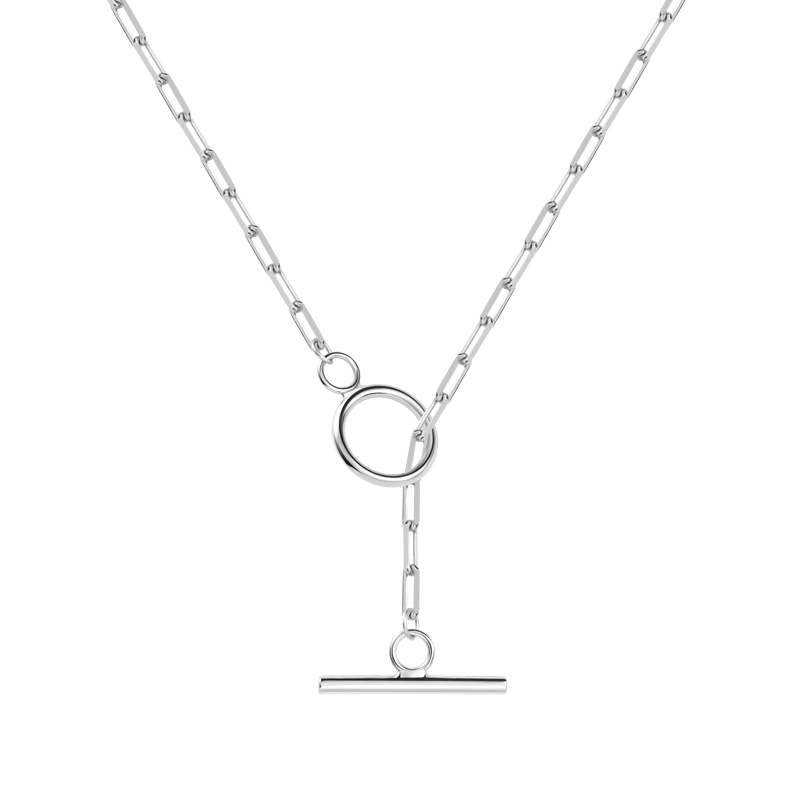 OT Buckle Chain Necklace Sterling Silver_1