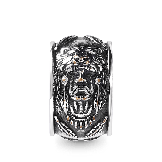 Indian Chiefs Men's Charm Bead Sterling Siver fit Men's Bracelet Jewelry for Men_1