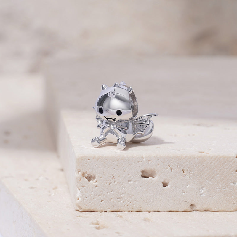 Cute Dragon Charm Bead 925 Sterling Silver_2