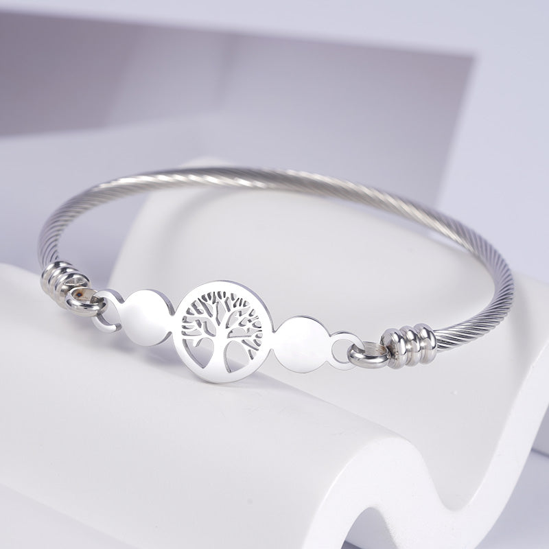 Hallow Lifetree Bracelet Silver Plated_2