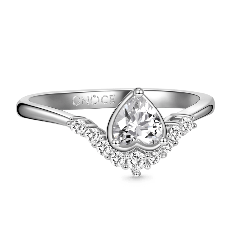 Gnoce Vintage Heart Cut V Shape Ring_3