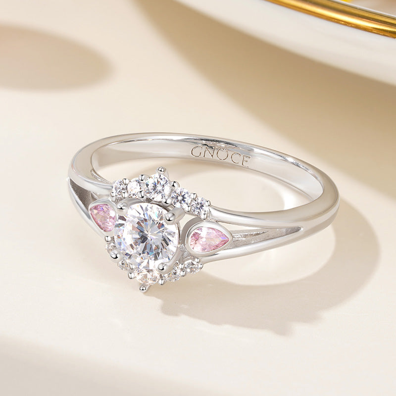 Gnoce Elegant Round Cut Promise Ring_4