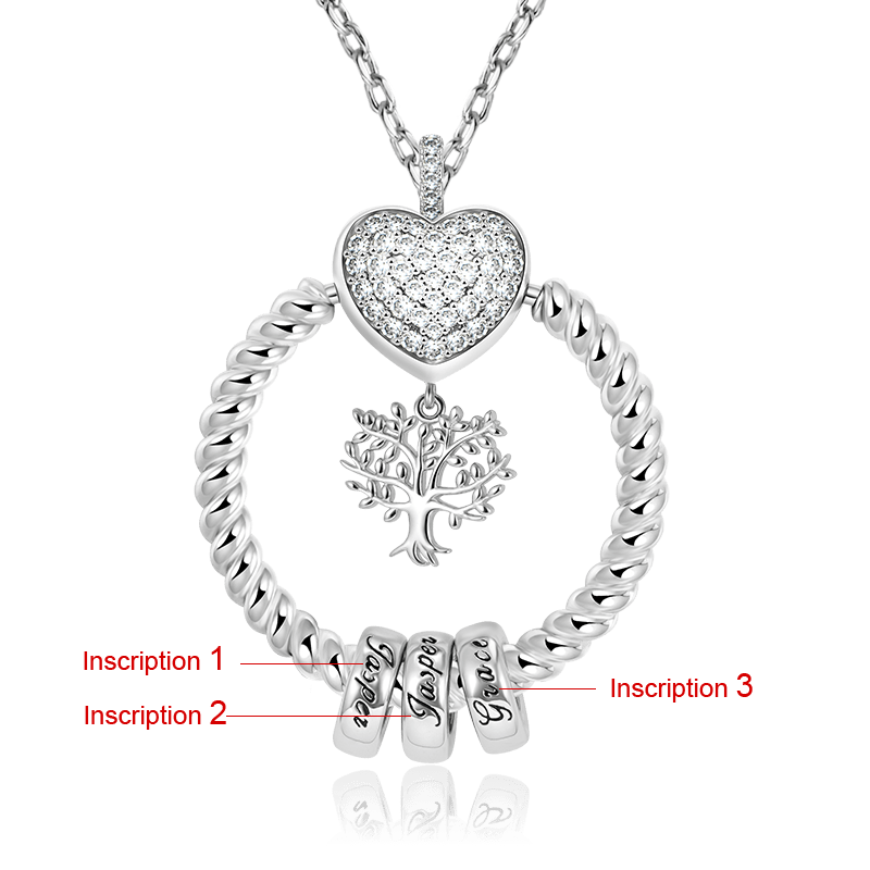 Gnoce Openable O Pendant with Lifetree Personalized Necklace_2