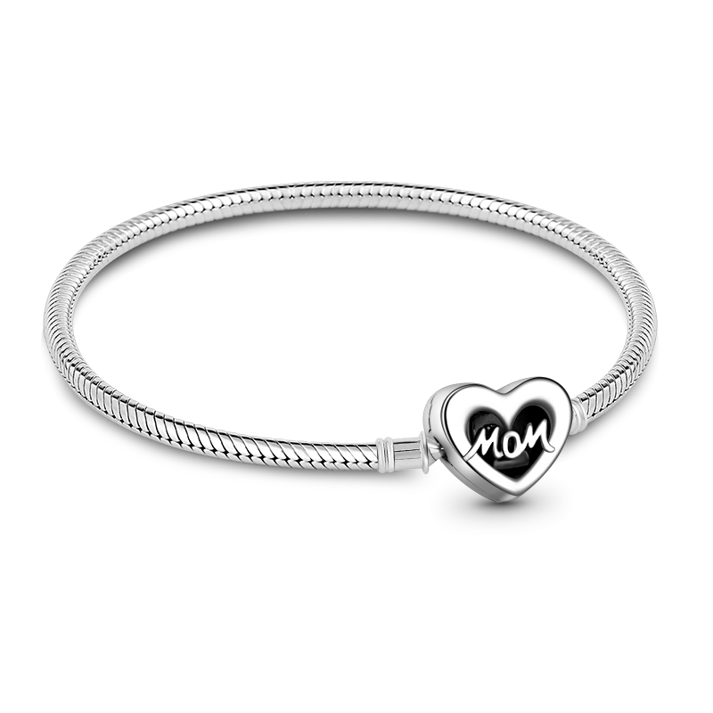 Gnoce Love Mom Basic Snake Chain Bracelet_1