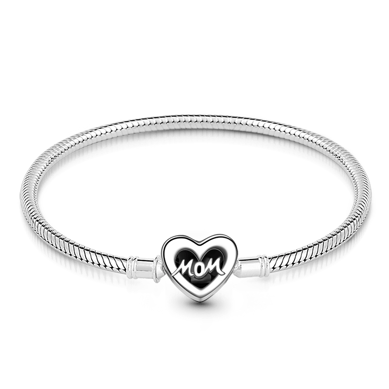 Gnoce Love Mom Basic Snake Chain Bracelet_2