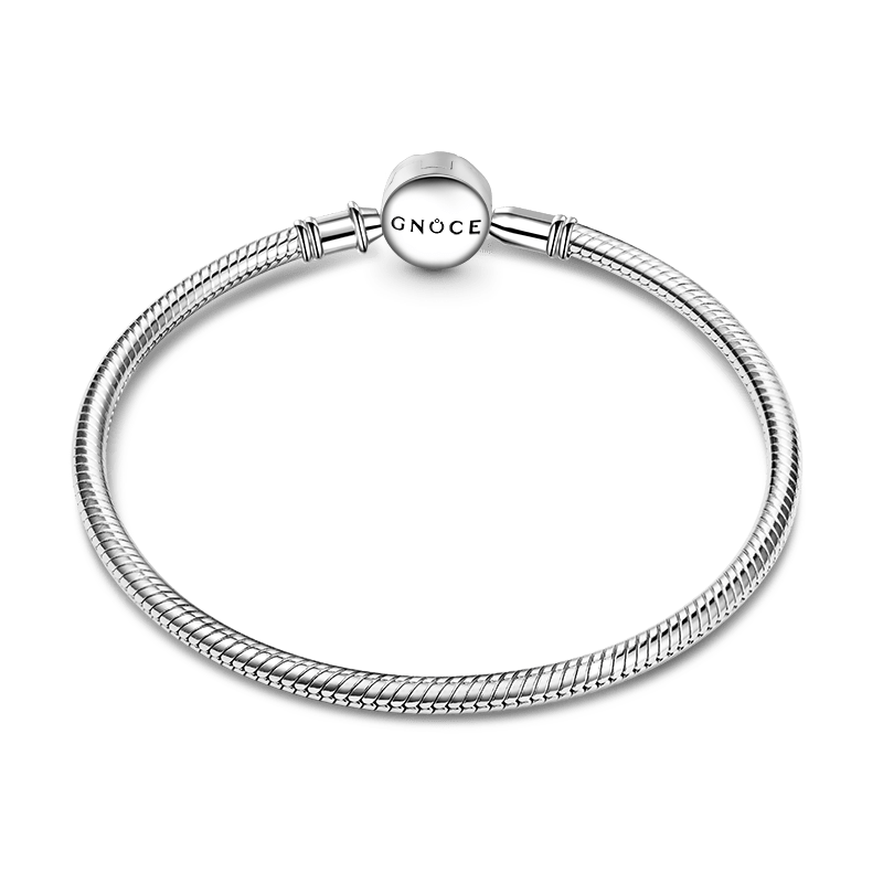 Gnoce Green Vine Basic Snake Chain Bracelet_2