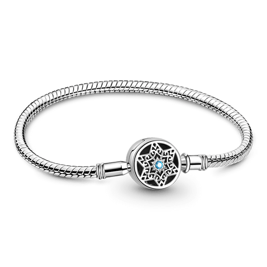 Gnoce Star Basic Snake Chain Bracelet_1