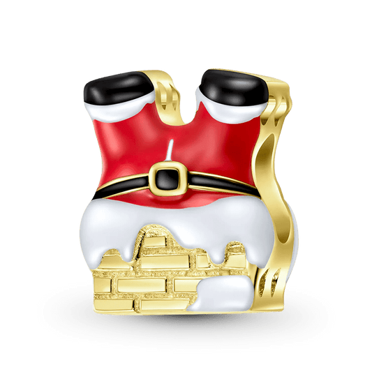 Gnoce Santa Claus Climbing the Chimney Charm_1