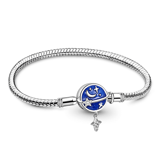 Gnoce Starry Night Basic Snake Chain Bracelet_1