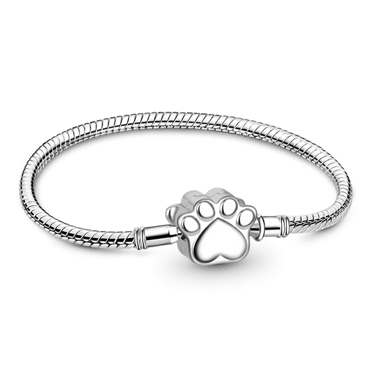 Gnoce Pet Paw Basic Snake Chain Bracelet_1