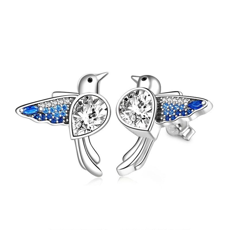 Gnoce Hummingbird Stud Earrings_2