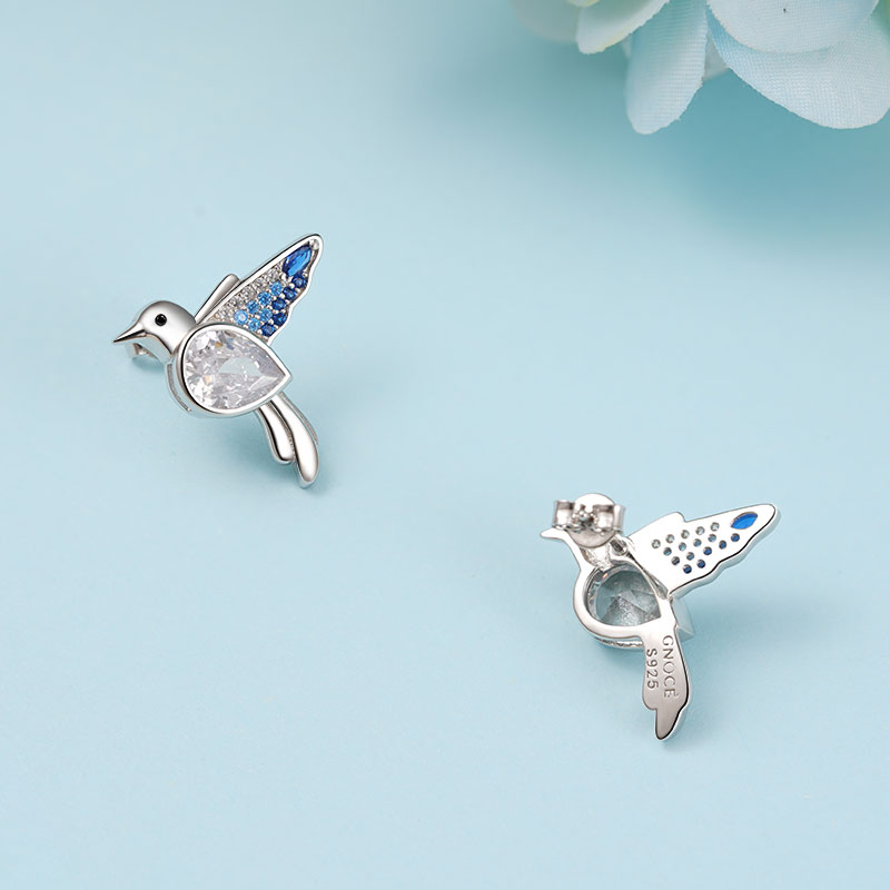 Gnoce Hummingbird Stud Earrings_3