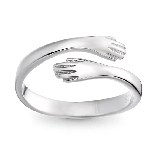 Gnoce Romantic Embrace Lover Adjustable Ring_1