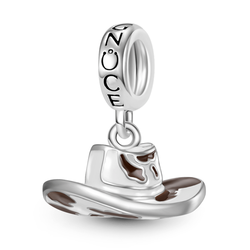 Gnoce Cowboy Hat Pendant Dangle Charm_1