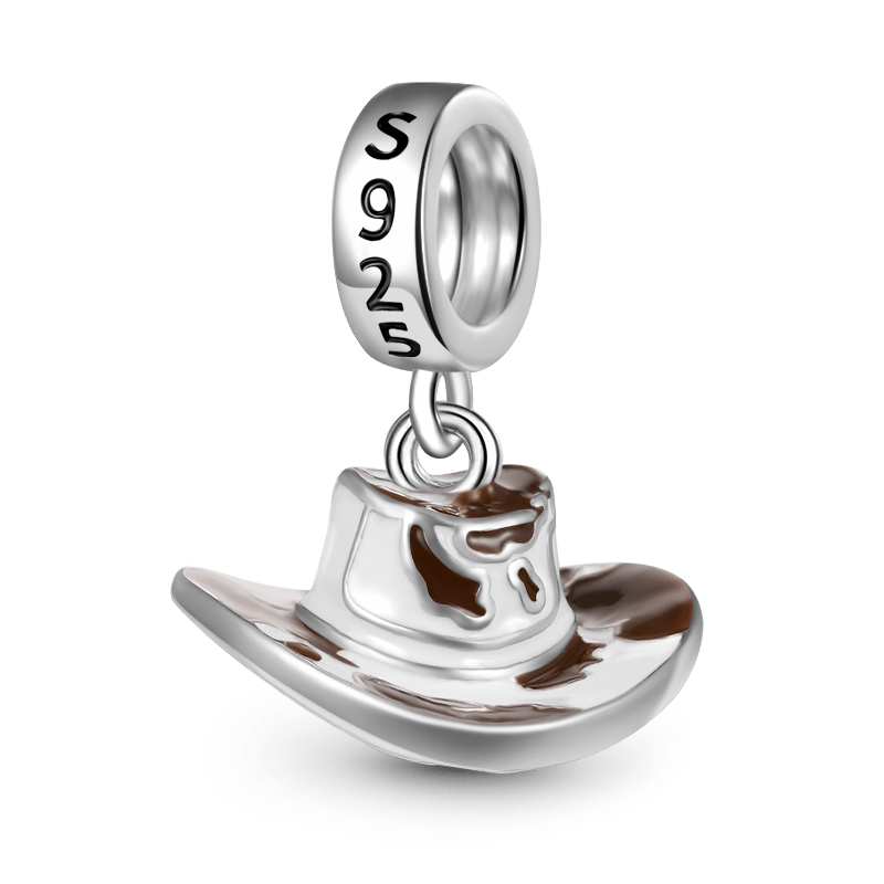 Gnoce Cowboy Hat Pendant Dangle Charm_2