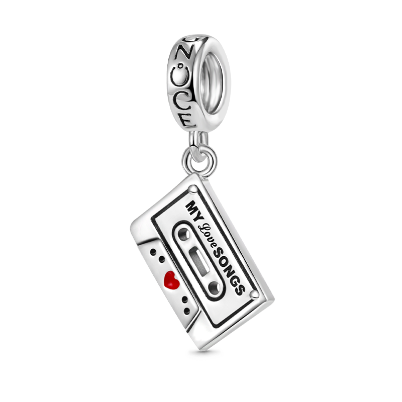 Gnoce Cassette Tape Pendant Dangle Charm_1