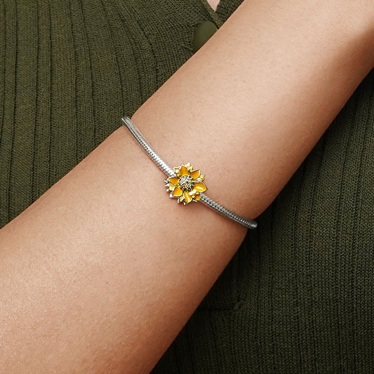 Gnoce Sparkling Sunflower Charm_5