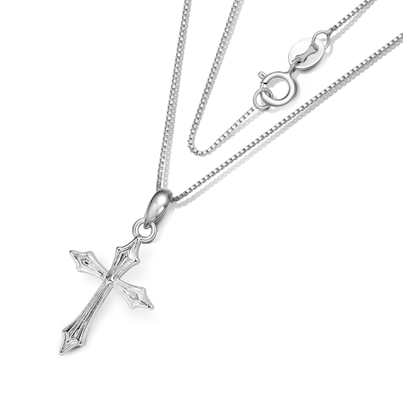 Gnoce Sparkling Cross Necklace_2