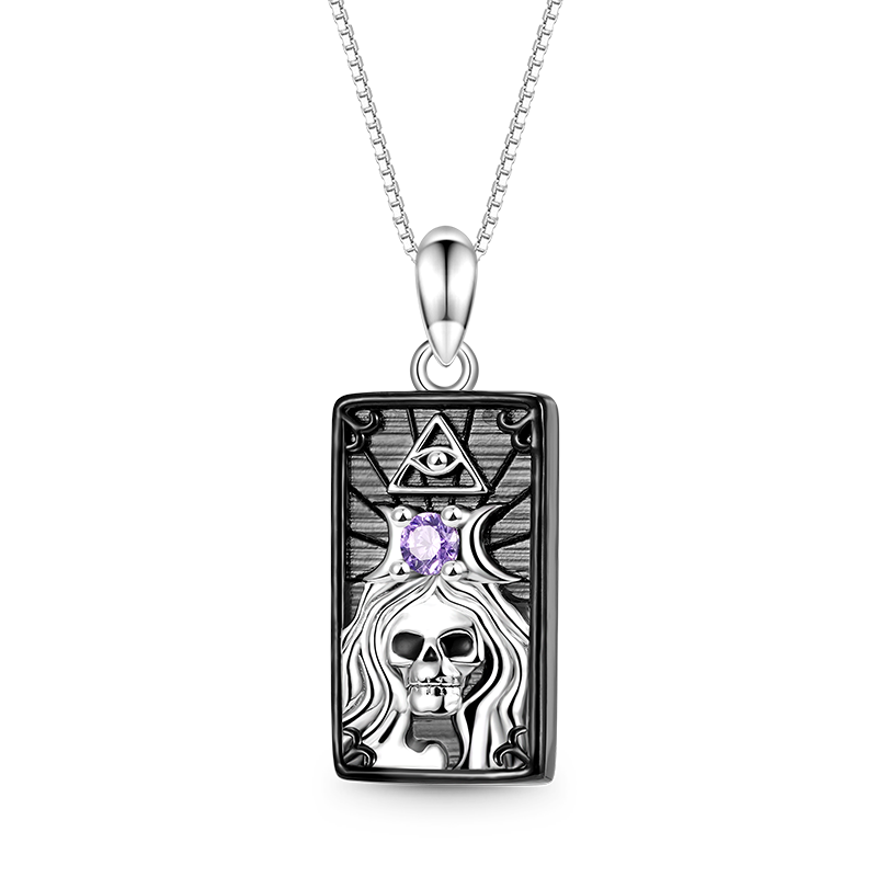 Gnoce "the High Priestess" Tarot Necklace_1