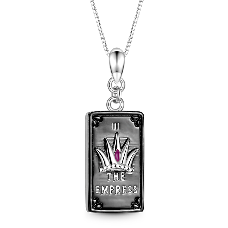 Gnoce Sparkling "the Empress" Tarot Necklace_2