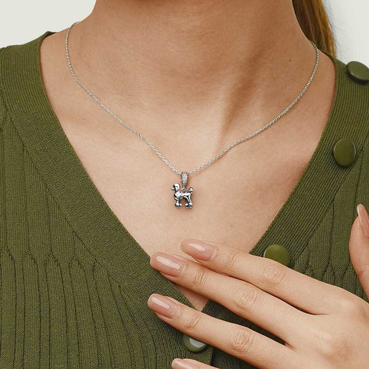 Gnoce Poodle Pet Dog Pendant Dangle Charm_6