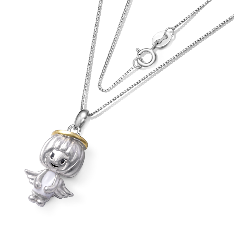 Gnoce Cute Angel Necklace_2