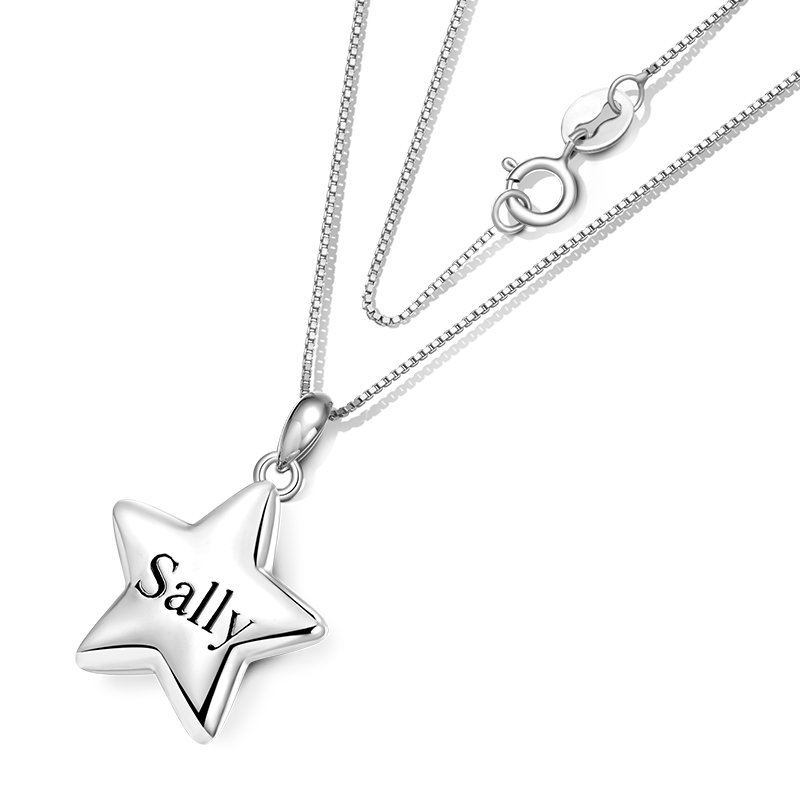 Gnoce Engravable Star Necklace_2