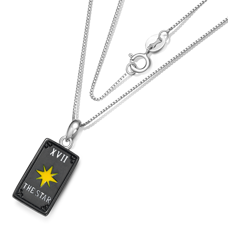 Gnoce "The Star" Skully Tarot Necklace_2