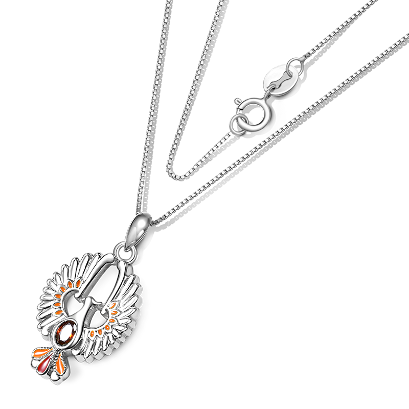 Gnoce Sparkling Phoenix Necklace_2