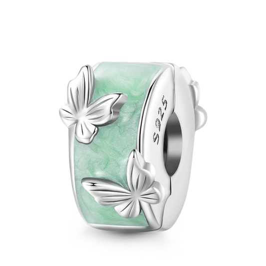 Gnoce Flying Butterflies Stopper Charm_1