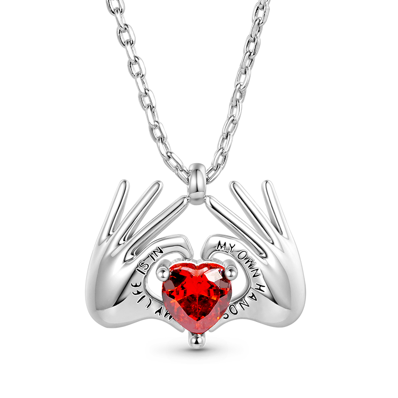 Gnoce Sparkling Love Me Necklace_1