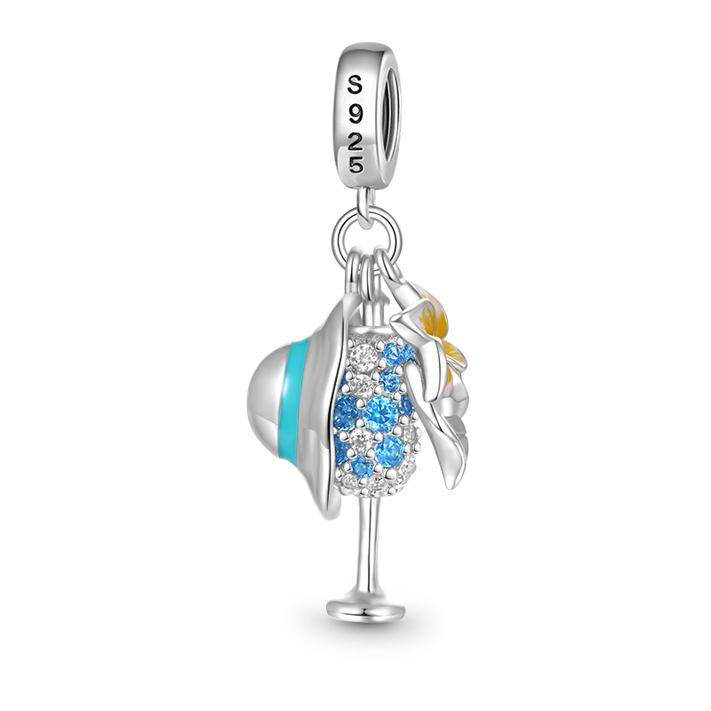 Gnoce Vacation Life Triple Pendant Dangle Charm_2