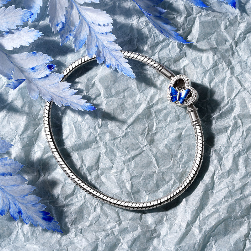 Gnoce Flying Butterfly Basic Snake Chain Bracelet_3